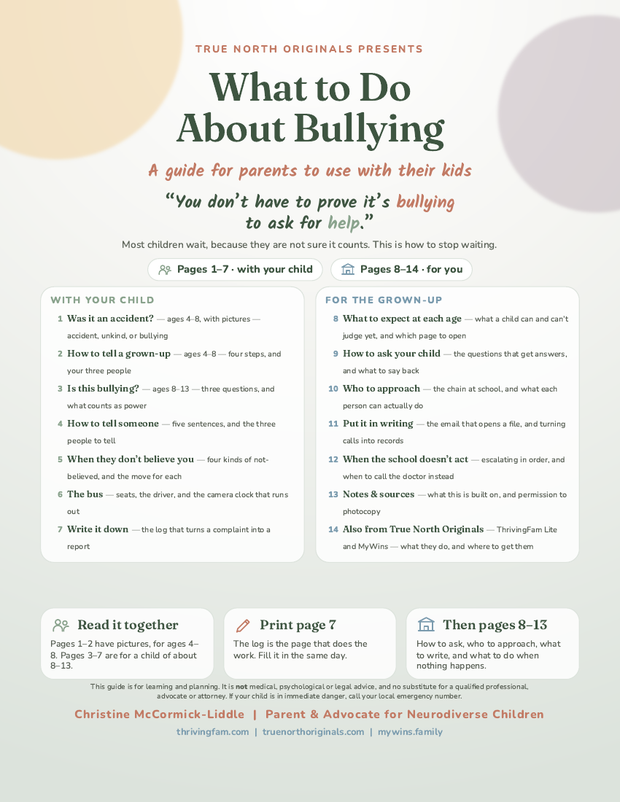 The first page of the guide